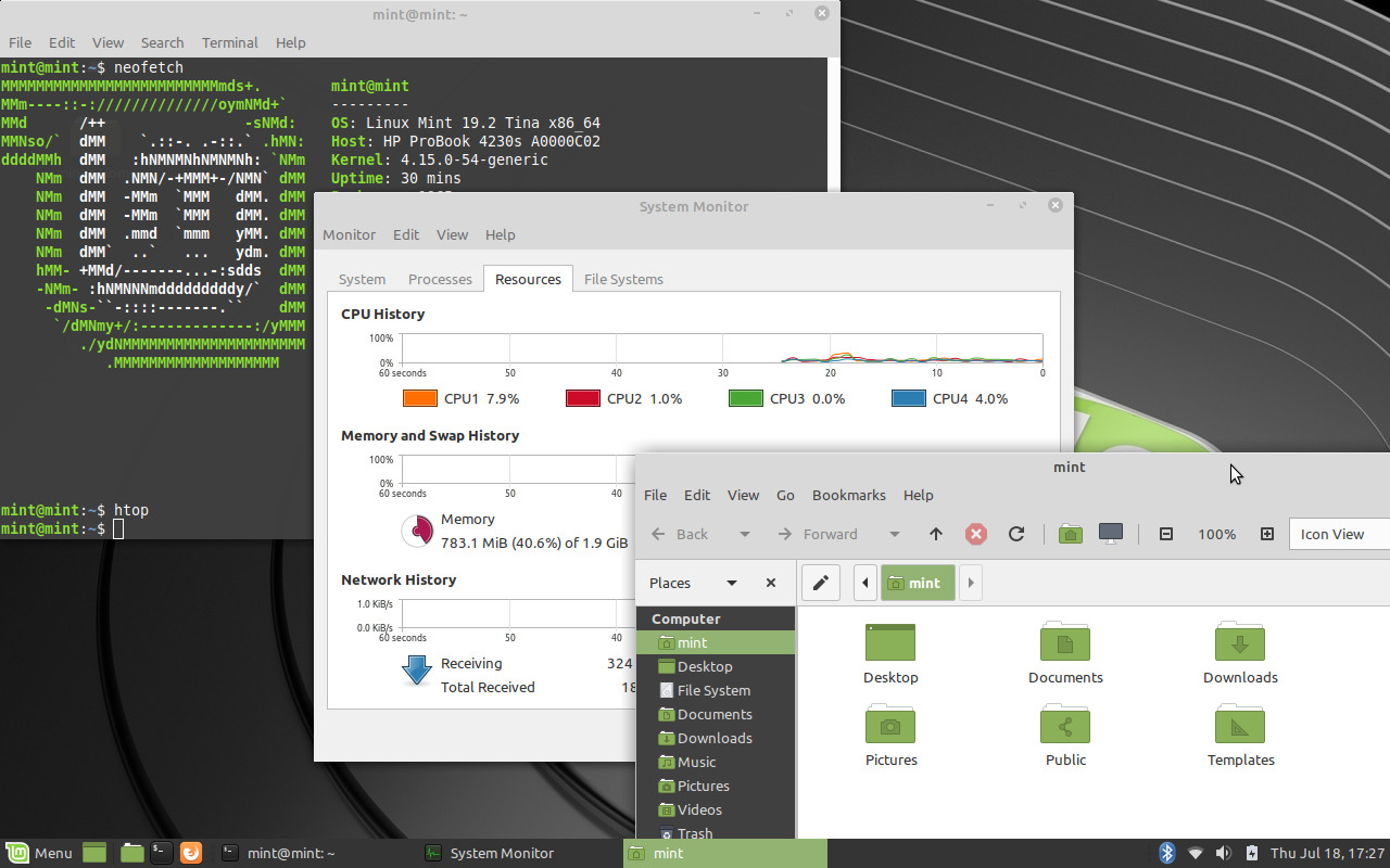 Linux Mint 19.2 MATE Desktop